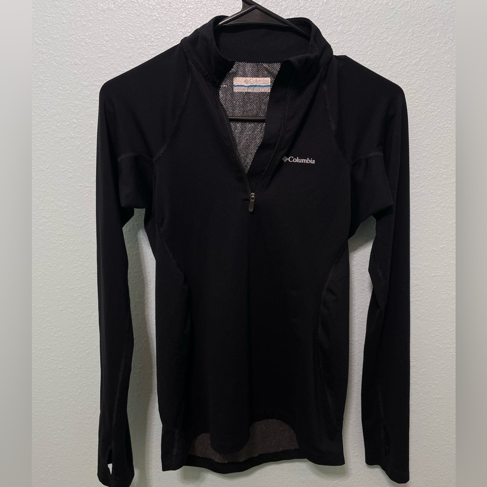 Columbia Womens Omni Heat Quarter Zip Pull Over Base layer Size XS